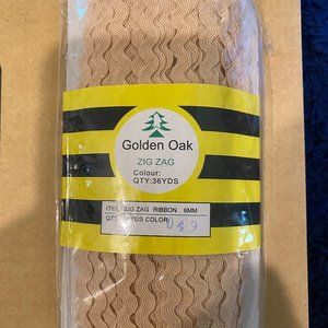 Soft Tan 6mm Ric Rac